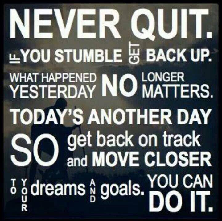 Never Quit verse
