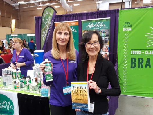 Nourished Festival Aloe Life founder and me 2019